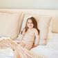 Two-Piece Pajama Set - Mocha Ditsy