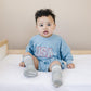 USA Star Bamboo Sweatshirt Romper