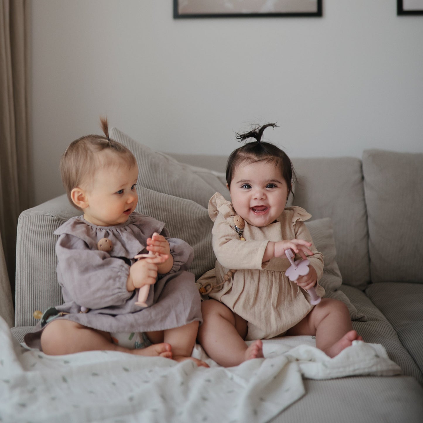 Organic Cotton Muslin Swaddle Blanket- Multiple Color Options