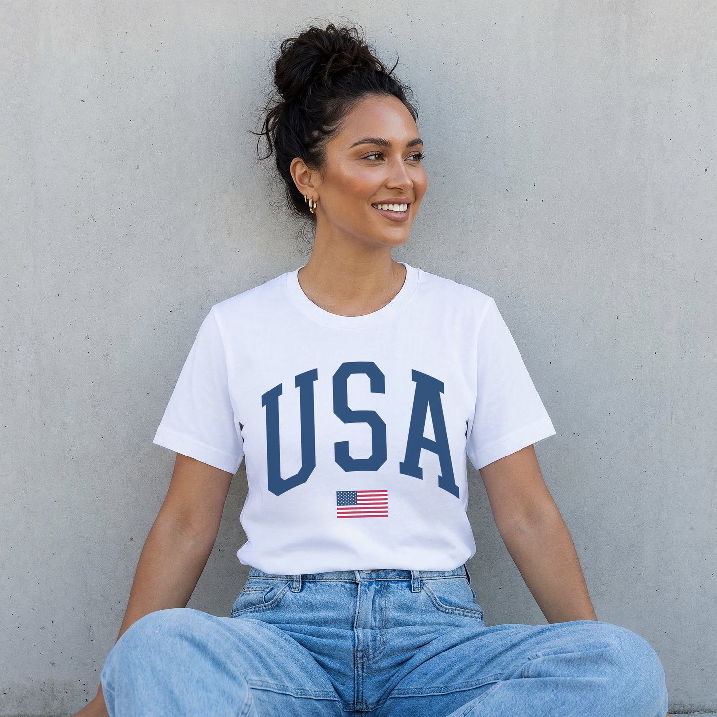 USA Varsity Graphic Tee – 5 Colors