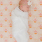 White Chiffon Knot Bow Headband