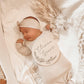 Fringe Swaddle Blanket - White