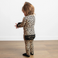 Leopard Print Convertible Ruffle Zippy