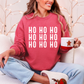 Ho Ho Ho Stacked Graphic Tee and Sweatshirt