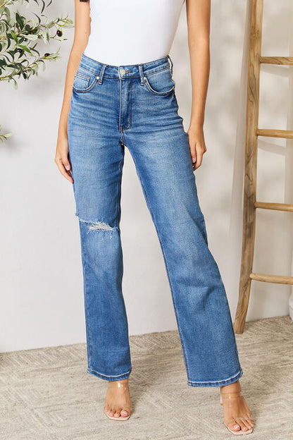 Judy Blue Sophia High Waist Distressed Jeans