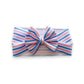 Striped Traditional Hospital Hat Headwrap Bow