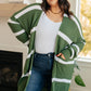 Brighter is Better Striped Cardigan in- Green