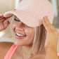Lyla Sherpa Ball Cap- Pink