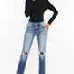 Kancan Miley High Waist Cropped Jeans