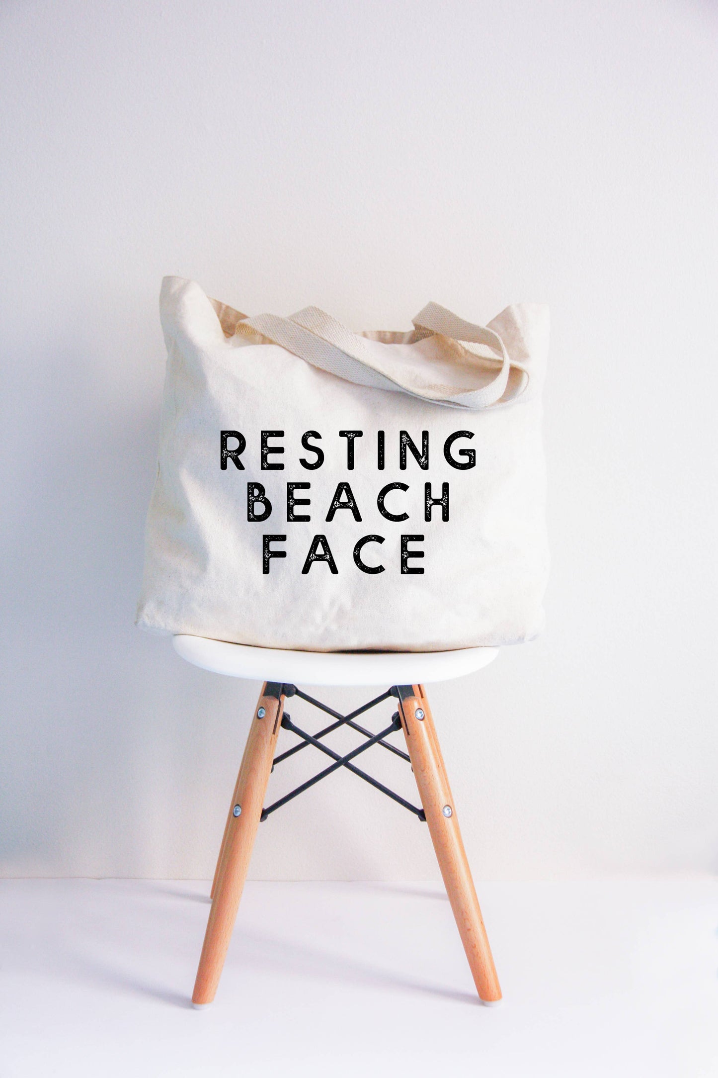 "Resting Beach Face" Tote Bag
