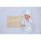 “Hello, my name is…” Fill In Baby Arrival Photo Prop