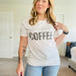 "But First Coffee" Graphic Tee (Size small)